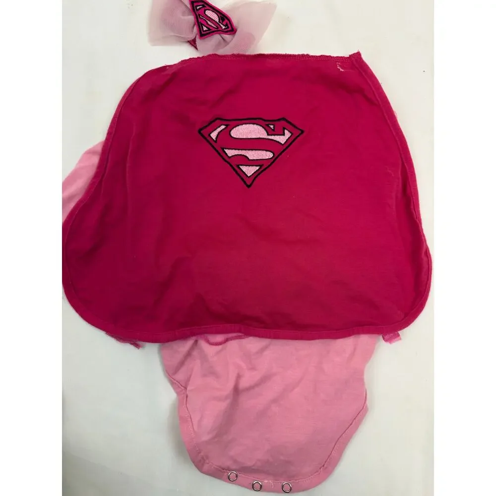 SKU3041 Rubie's Costume Baby DC Super Friends Supergirl 6-Piece Pink  12-18 Mts